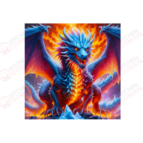 Dragon Edible Image #05 - Square