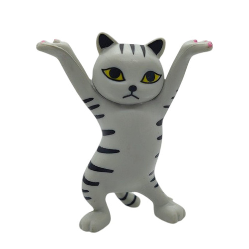 Grey Cat Cake Topper