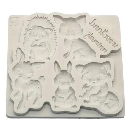 Woodland Animals Silicone Mould