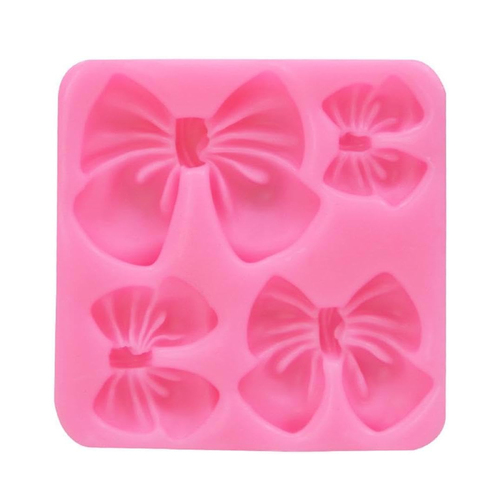 Silicone Bow Mould 4 Bows