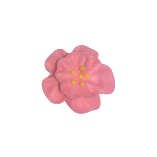 Dainty Icing Flowers Pink 30mm