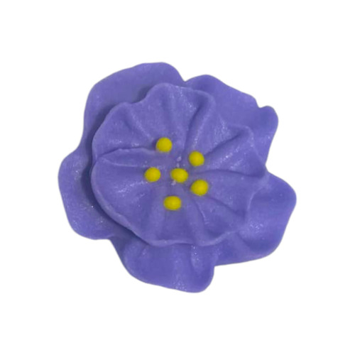 Dainty Icing Flowers Purple 30mm