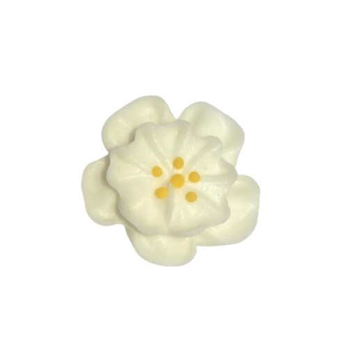 Dainty Icing Flowers White 30mm