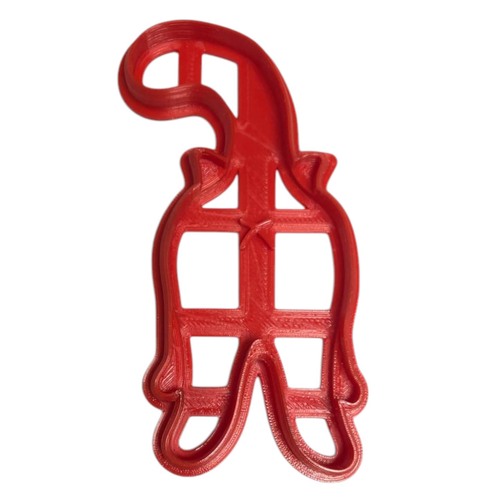 Large Cat Butt Cookie Cutter 14.5cm