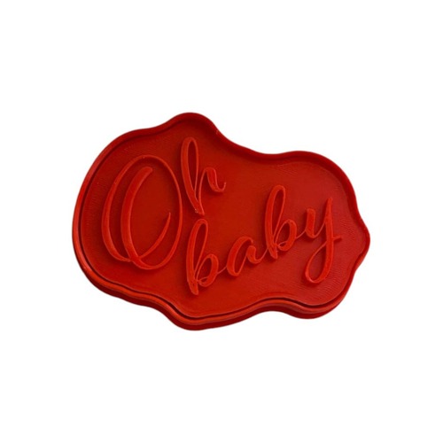 Oh Baby Cloud Fondant / Cookie Cutter