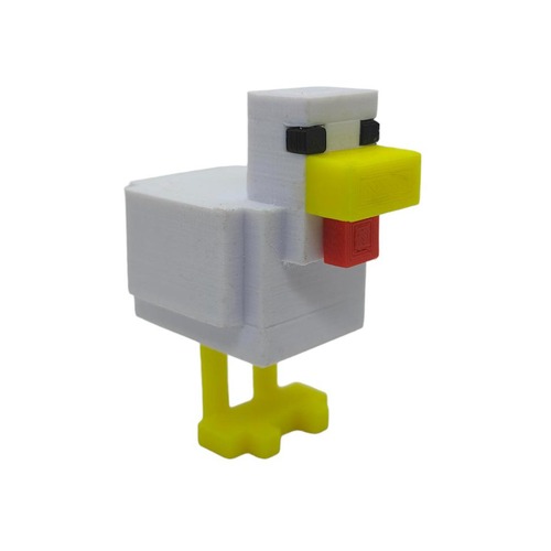 3D Block Chicken Decoration 