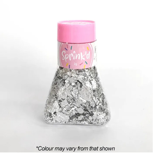 Sprink'd Loose Silver Leaf Flakes 2g