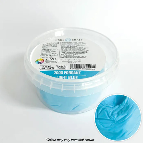 Cake Craft Fondant Light Blue - 200g