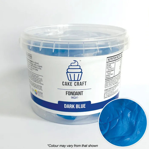 Cake Craft Fondant Dark Blue - 1kg