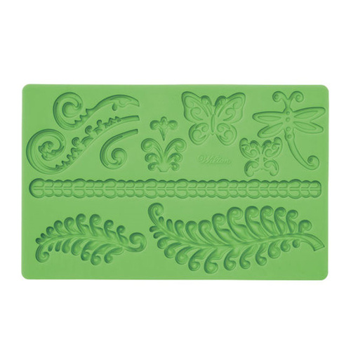  Wilton Silicone Mould - Fern & Koru