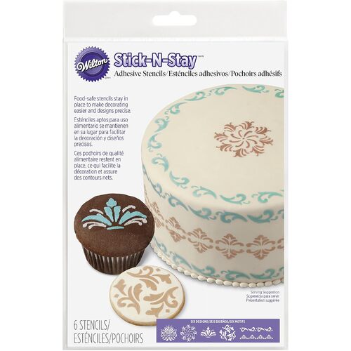 Wilton Stick n Stay Stencils- Scroll