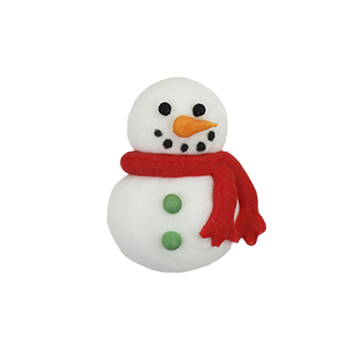 Edible Xmas Decoration Snowman 2.5cm