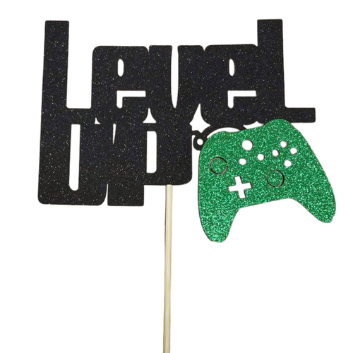 Level Up Cake Topper