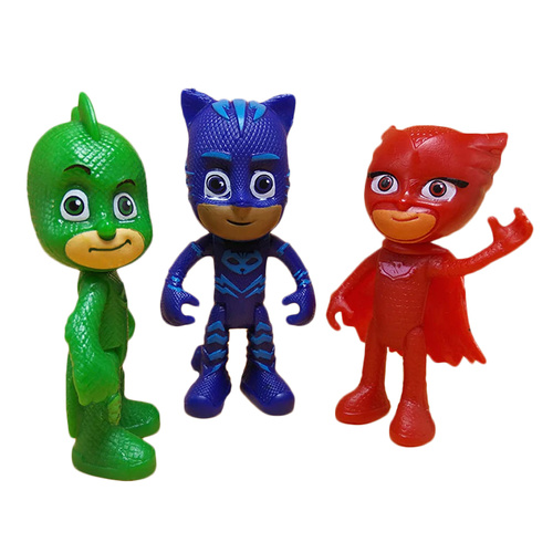 PJ Masks Toy Cake Topper 8cm 3pcs